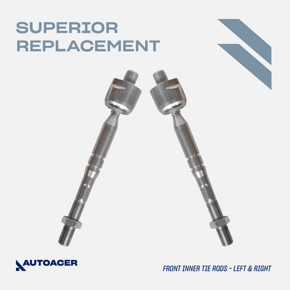 AUTOACER - 4pc Front Inner & Outer Tie Rod Ends for Lexus LS460 / LS460L, LS600h RWD Models