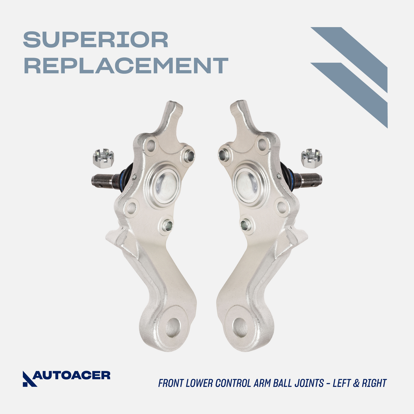Front Suspension Kit 16 Pcs - Front Upper & Lower Control Arm Bushings, Ball Joints & Tie Rods for Toyota Tacoma 1995-2004 4WD, Pre-Runner 1998-2004 2WD Models