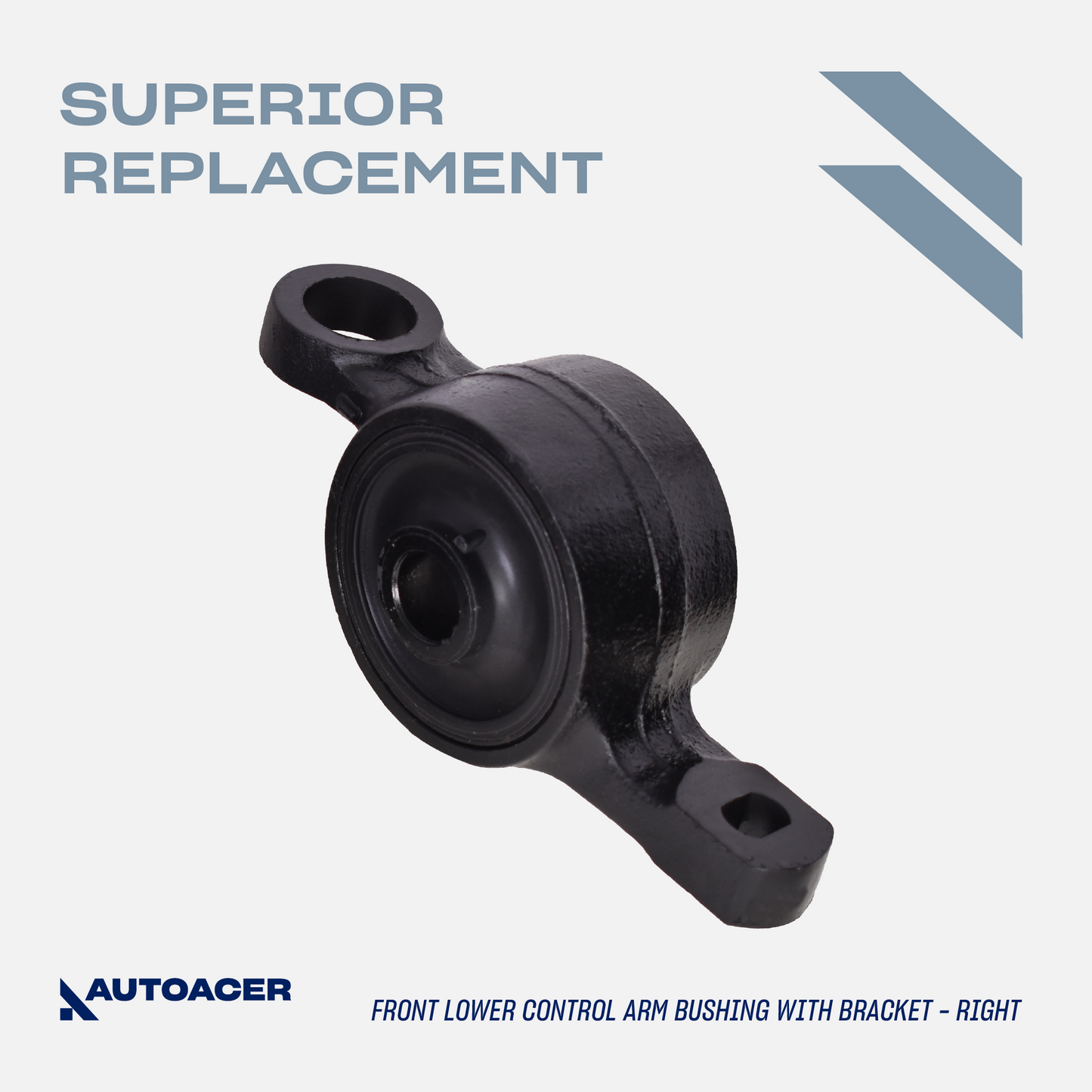 Rear Lower Control Arm Bushing Kit 6 Pcs: 2 Pcs Solid & 4 Pcs Hydra Bushings for Jaguar S -Type 1999-2008, XJ8 / XJR 2004-2009