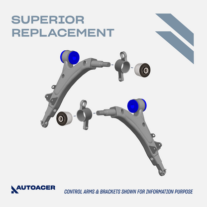 Control Arm Bushing Kit 2 Pcs - Front Lower Control Arm Bushings for Lexus LS430 2001-2006