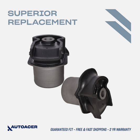 Rear Crossmember Axle Beam Bushing Kit 2 Pcs for Toyota Sienna Year 2004-2020