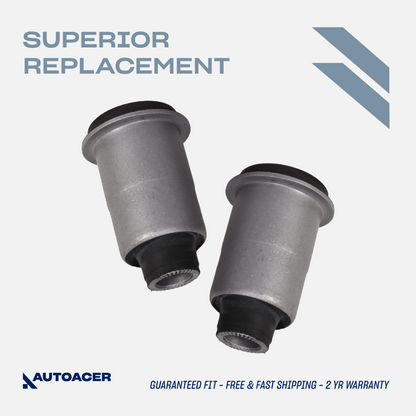 Front Suspension Kit 2 Piece - Front Lower Control/Trailing Arm Bushings for Toyota Tacoma S-Runner 2001-2004, Base 2001-2004, DLX 2001-2003, Tacoma 1995-2000, RWD / 2WD Models