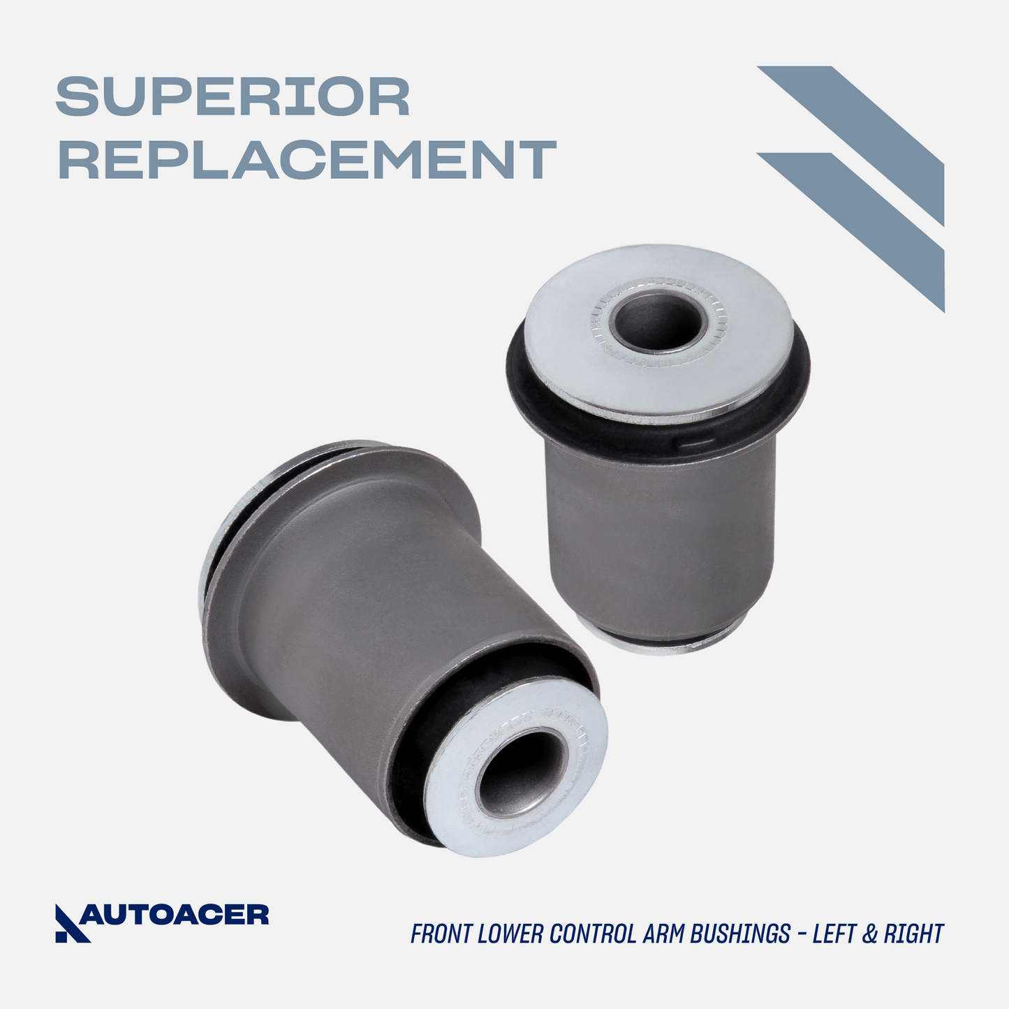 AUTOACER - 8p Front Upper & Lower Control Arm Bushings For Toyota Tundra 2000 - 2006, SEQUOIA 2001 - 2007