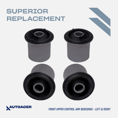 AUTOACER - 8p Front Upper & Lower Control Arm Bushings For Toyota Tundra 2000 - 2006, SEQUOIA 2001 - 2007