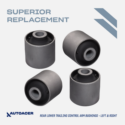 AUTOACER - 10p Rear Upper Lower Trailing Arms Bushings & Panhard Bushings For Lexus LX470, Land Cruiser 1998 - 2007