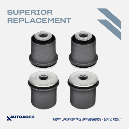 AUTOACER - 8pc Front Upper & Lower Control Arm Bushing Kit For Lexus LX470, Toyota Land Cruiser 1998 - 2007