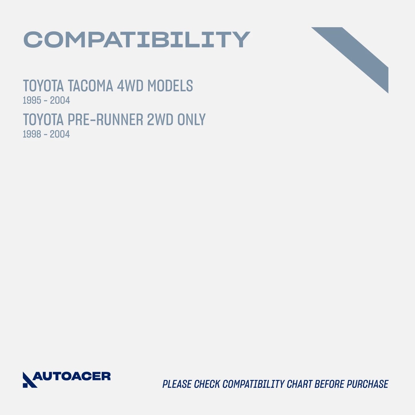 Front Suspension Kit 12 Piece - Front Upper, Lower Control Arm Bushings & Ball Joint Kit for Toyota Tacoma 1995-2004 4WD, Pre-Runner 1998-2004 2WD Models