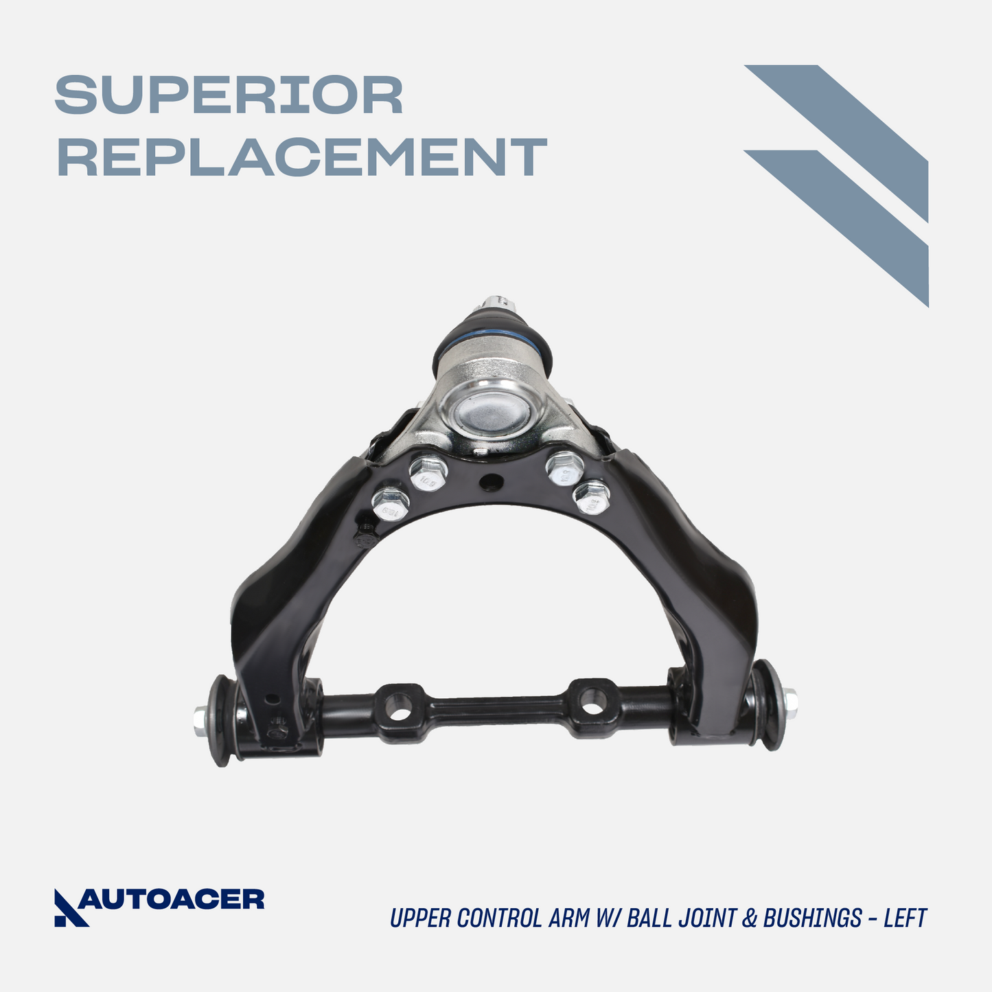 Front Upper Control Arm Kit 2 Pcs - Control Arms with Bushings & Ball Joints for Toyota Tacoma S-Runner 2001-2004, Base 2001-2004, DLX 2001-2003, Tacoma 1995-2000 RWD/2WD Models