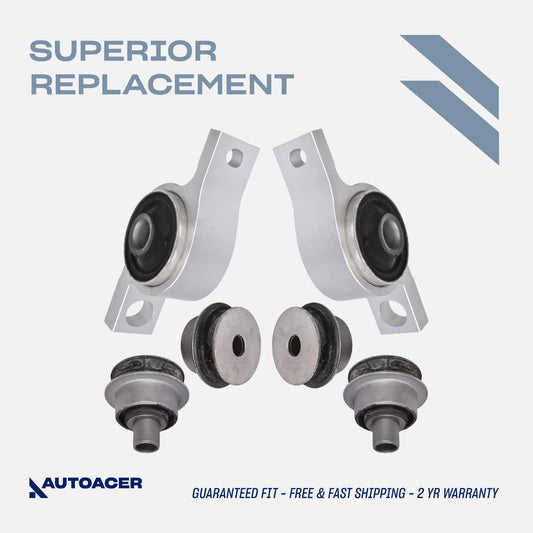 Front Lower Control Arm Bushings W/ Bracket 4 Pcs for LEXUS IS250/350/300