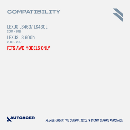 Front Suspension Kit 10 Pcs - Front Upper, Lower Control Arm Bushing Kit For Lexus LS460 LS600h Year 2007-2017 AWD Models