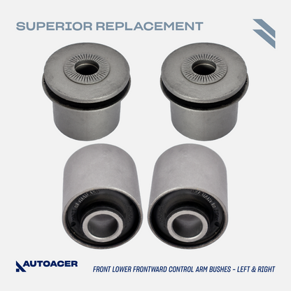 Front Suspension Kit 10 Pcs - Front Upper, Lower Control Arm Bushing Kit For Lexus LS460 LS600h Year 2007-2017 AWD Models