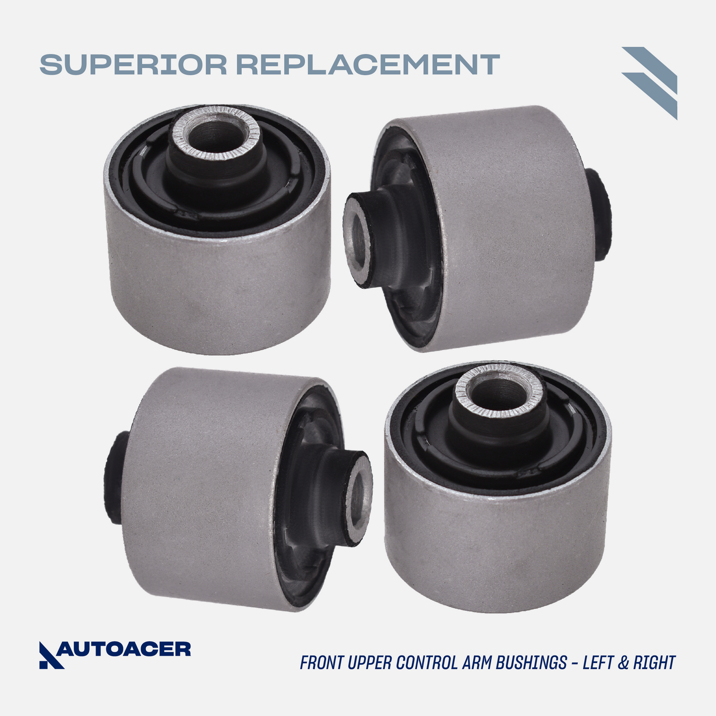 Front Suspension Kit 10 Pcs - Front Upper, Lower Control Arm Bushing Kit For Lexus LS460 LS600h Year 2007-2017 AWD Models