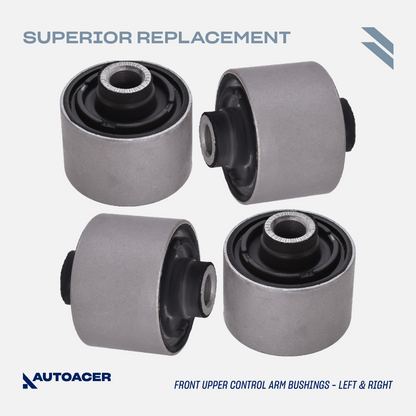 Front Suspension Kit 10 Pcs - Front Upper, Lower Control Arm Bushing Kit For Lexus LS460 LS600h Year 2007-2017 AWD Models