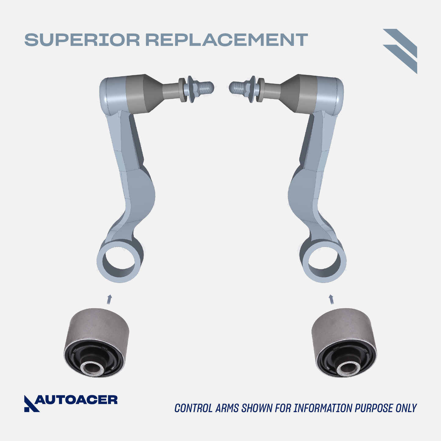 Front Suspension Kit 10 Pcs - Front Upper, Lower Control Arm Bushing Kit For Lexus LS460 LS600h Year 2007-2017 AWD Models