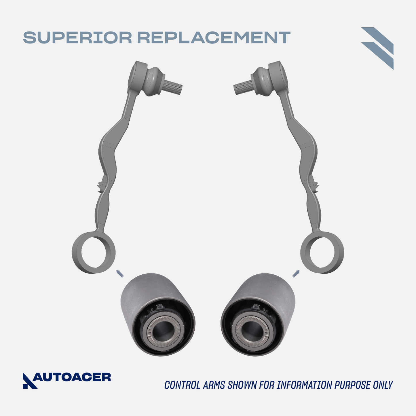 Front Suspension Kit 10 Pcs - Front Upper, Lower Control Arm Bushing Kit For Lexus LS460 LS600h Year 2007-2017 AWD Models