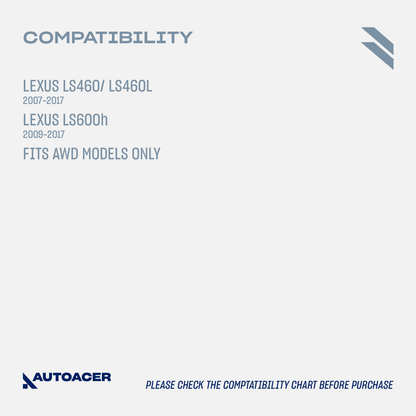 Front Lower Frontward Rearward Control Arm Bushes for Lexus LS460 / LS460L 2007-2017, LS 600h 2009-2017 AWD