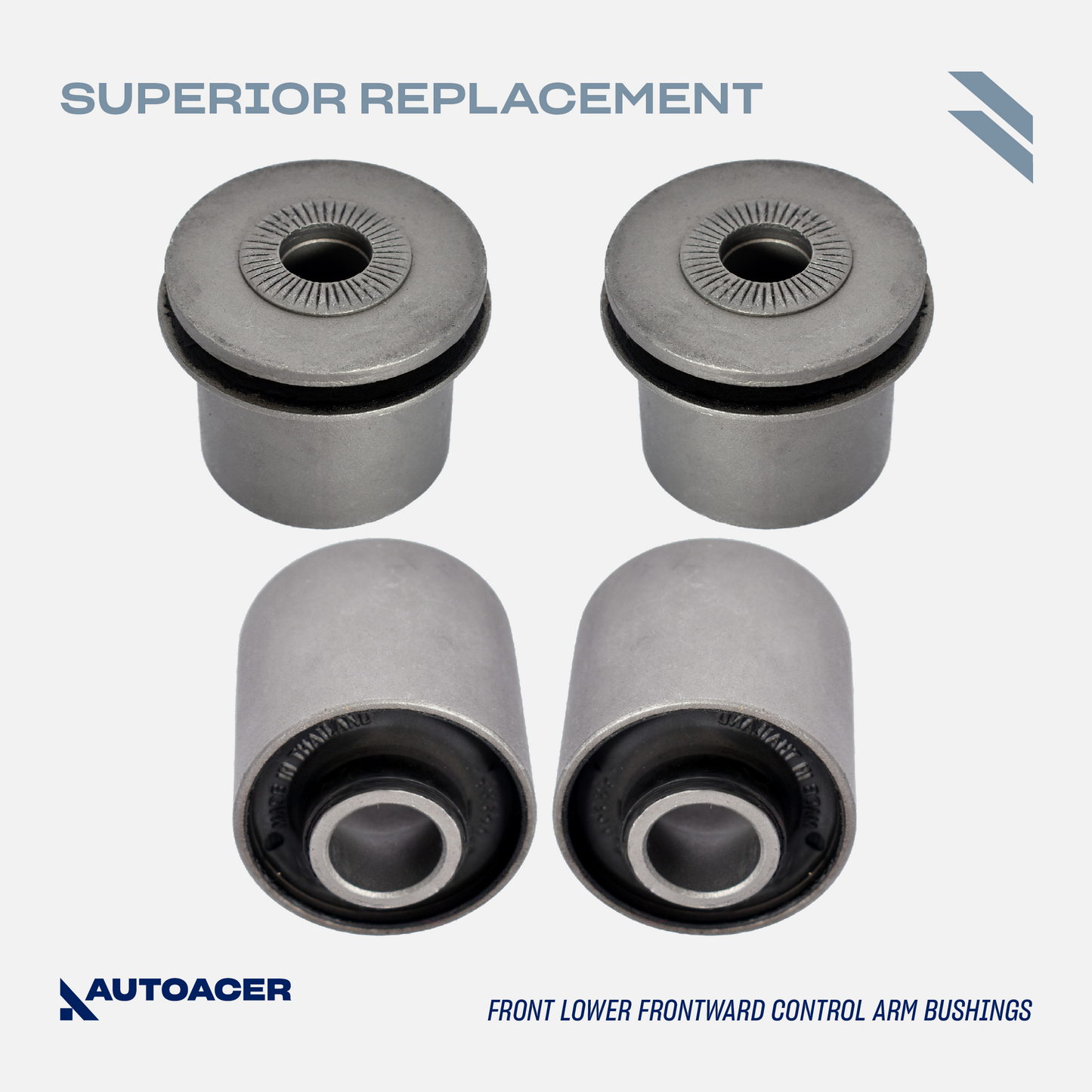 Front Lower Frontward Rearward Control Arm Bushes for Lexus LS460 / LS460L 2007-2017, LS 600h 2009-2017 AWD