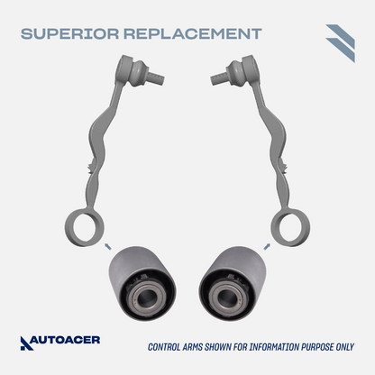 Front Lower Frontward Rearward Control Arm Bushes for Lexus LS460 / LS460L 2007-2017, LS 600h 2009-2017 AWD