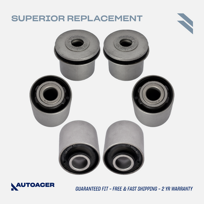 Front Lower Frontward Rearward Control Arm Bushes for Lexus LS460 / LS460L 2007-2017, LS 600h 2009-2017 AWD