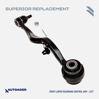 Front Lower Control Arm Kit 2 Pieces - Front Lower Rearward Control Arms for Lexus LS460/ LS460L 2007-2017, LS 600h 2008-2017 AWD Models