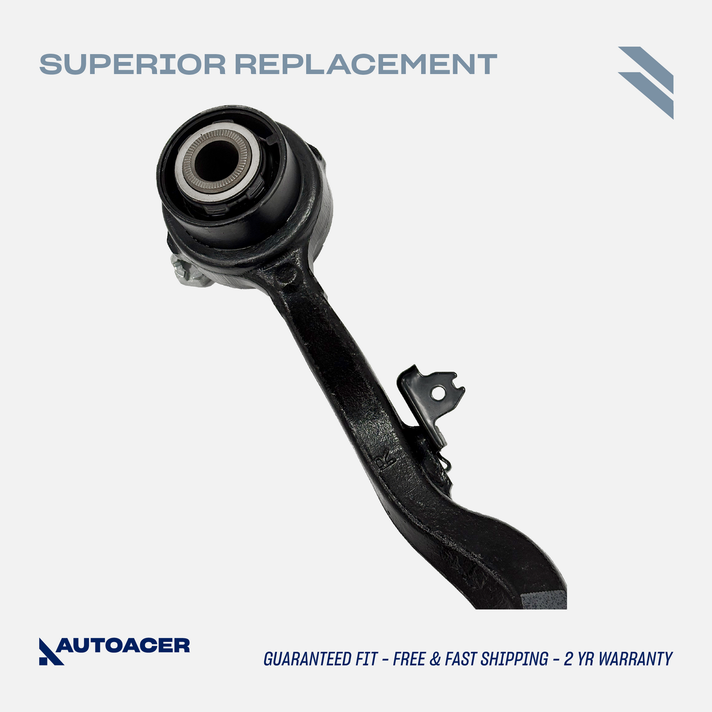Front Lower Control Arm Kit 2 Pieces - Front Lower Rearward Control Arms for Lexus LS460/ LS460L 2007-2017, LS 600h 2008-2017 AWD Models