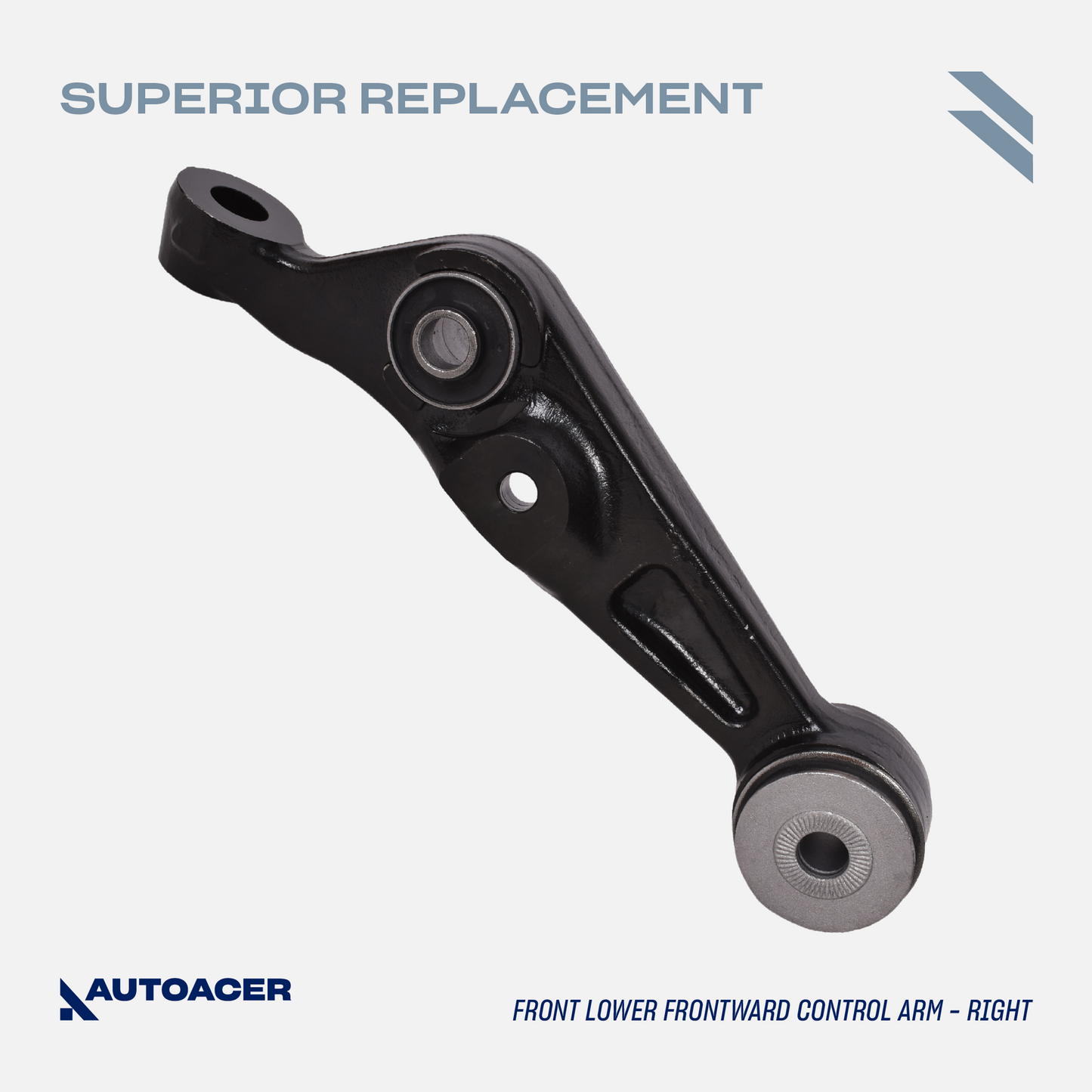 AUTOACER Front Lower Forward Control Arm Kit 2 Pcs with Bushings Fitted for LEXUS LS460 / LS460L 2007 - 2017, LS 600h 2008 - 2017 AWD Models