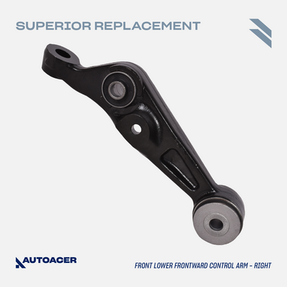 AUTOACER Front Lower Forward Control Arm Kit 2 Pcs with Bushings Fitted for LEXUS LS460 / LS460L 2007 - 2017, LS 600h 2008 - 2017 AWD Models