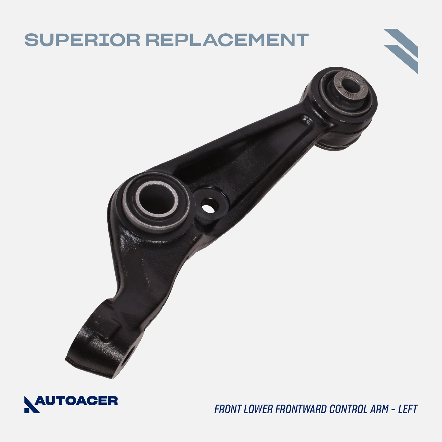AUTOACER Front Lower Forward Control Arm Kit 2 Pcs with Bushings Fitted for LEXUS LS460 / LS460L 2007 - 2017, LS 600h 2008 - 2017 AWD Models