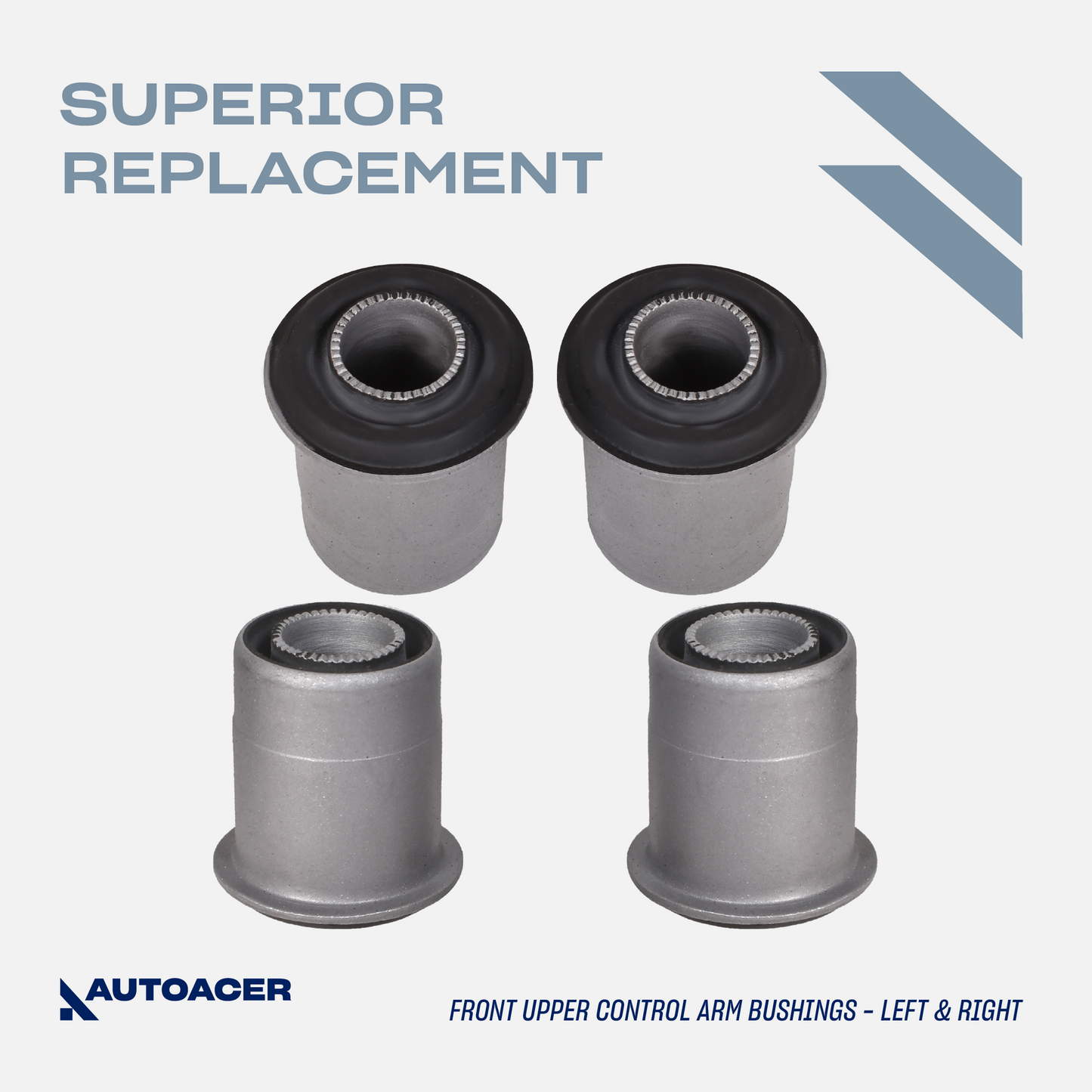 Front End Suspension Kit 14 Piece - Front Upper, Lower Control Arm Bushings, Ball Joints & Tie Rod Assembly for Toyota Tacoma S-Runner, Base, DLX RWD / 2WD Models