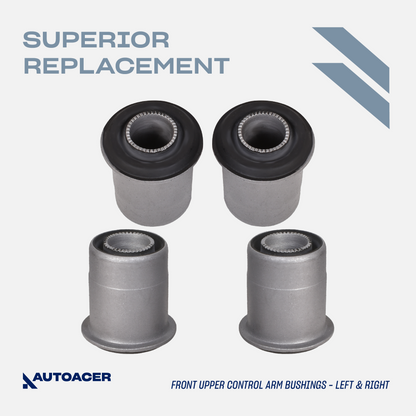 Front End Suspension Kit 14 Piece - Front Upper, Lower Control Arm Bushings, Ball Joints & Tie Rod Assembly for Toyota Tacoma S-Runner, Base, DLX RWD / 2WD Models