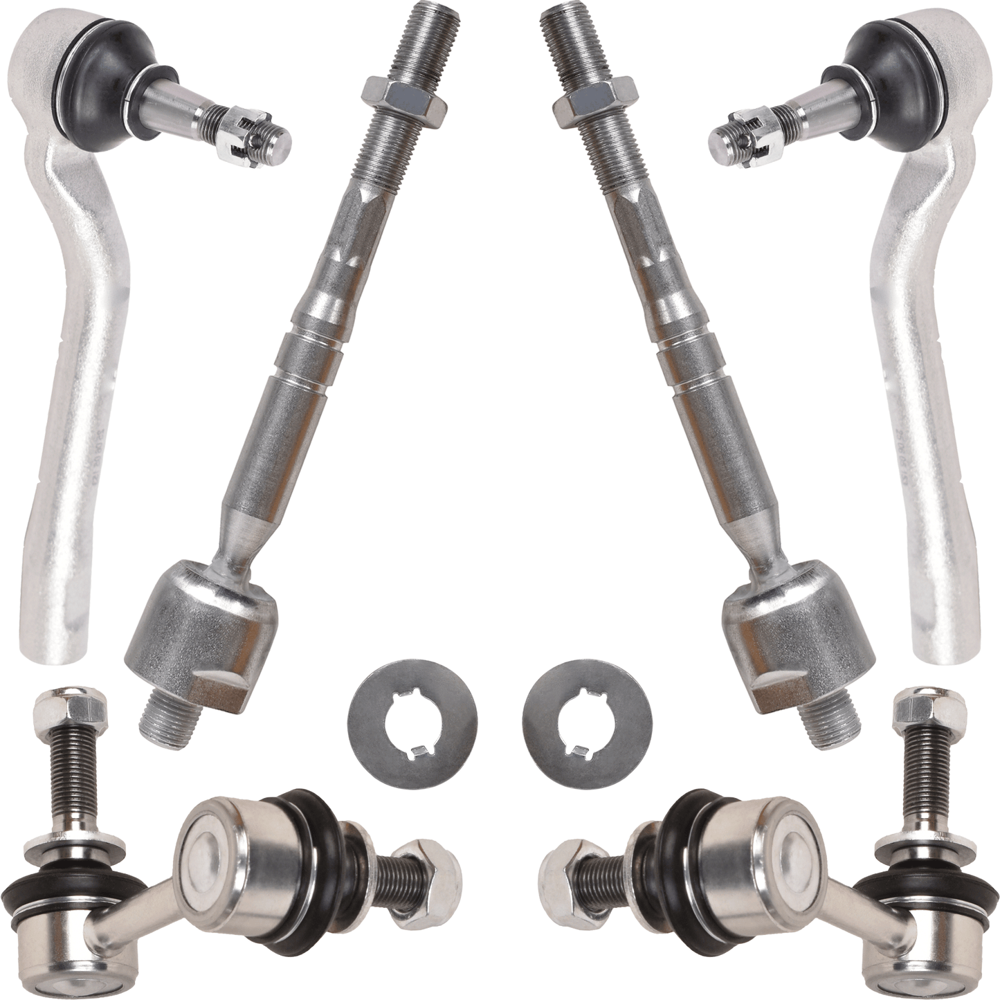 AUTOACER - Front Sway / Stabilizer Bar Links & Inner Outer Tie Rod Set for LS460 / LS460L 2007 - 2017, LS600h 2009 - 2017