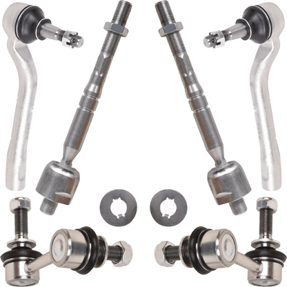 AUTOACER - Front Sway / Stabilizer Bar Links & Inner Outer Tie Rod Set for LS460 / LS460L 2007 - 2017, LS600h 2009 - 2017
