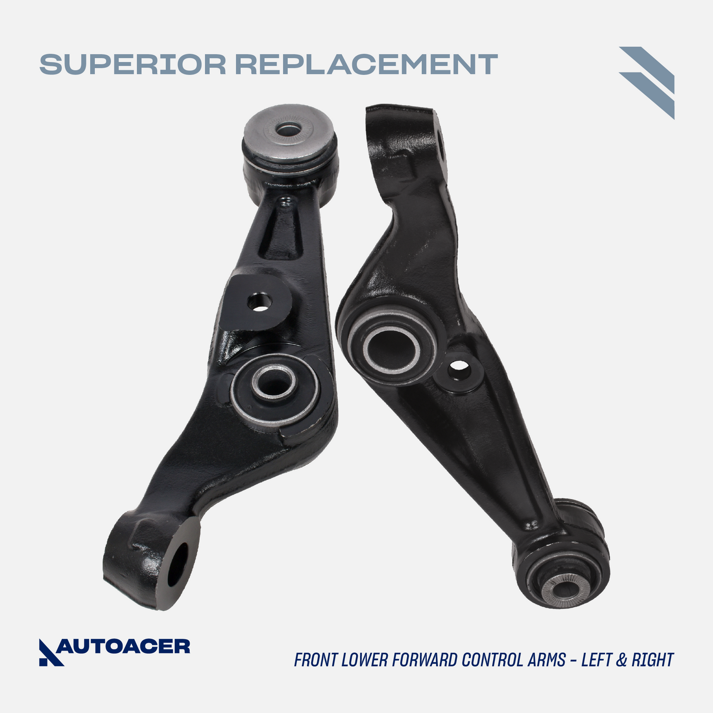 AUTOACER - Front Upper, Lower, Forward & Rearward Control Arms & Sway / Stabilizer Bar Links for Lexus LS460 / LS460L 2007 - 2017, LS600h 2008 - 2017 AWD Models Only