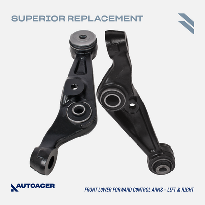 AUTOACER - Front Upper, Lower, Forward & Rearward Control Arms & Sway / Stabilizer Bar Links for Lexus LS460 / LS460L 2007 - 2017, LS600h 2008 - 2017 AWD Models Only