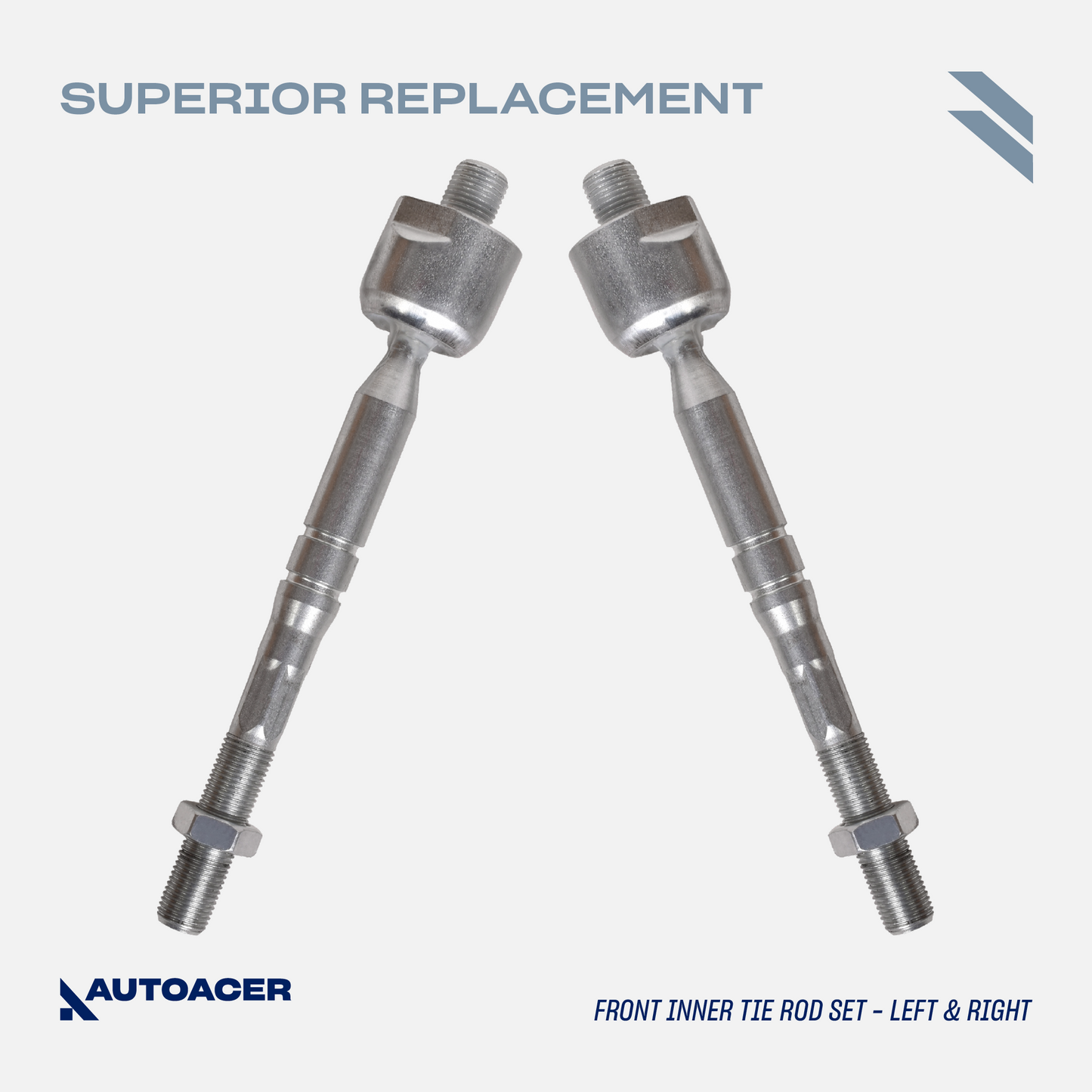 AUTOACER - Front Upper & Lower Control Arms, Sway/Stabilizer Bar Links & Inner Outer Tie Rod Kit 12 Piece for Lexus LS460 / LS460L, LS600h AWD Models