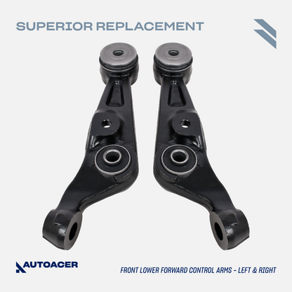 AUTOACER - Front Upper & Lower Control Arms, Sway/Stabilizer Bar Links & Inner Outer Tie Rod Kit 12 Piece for Lexus LS460 / LS460L, LS600h AWD Models