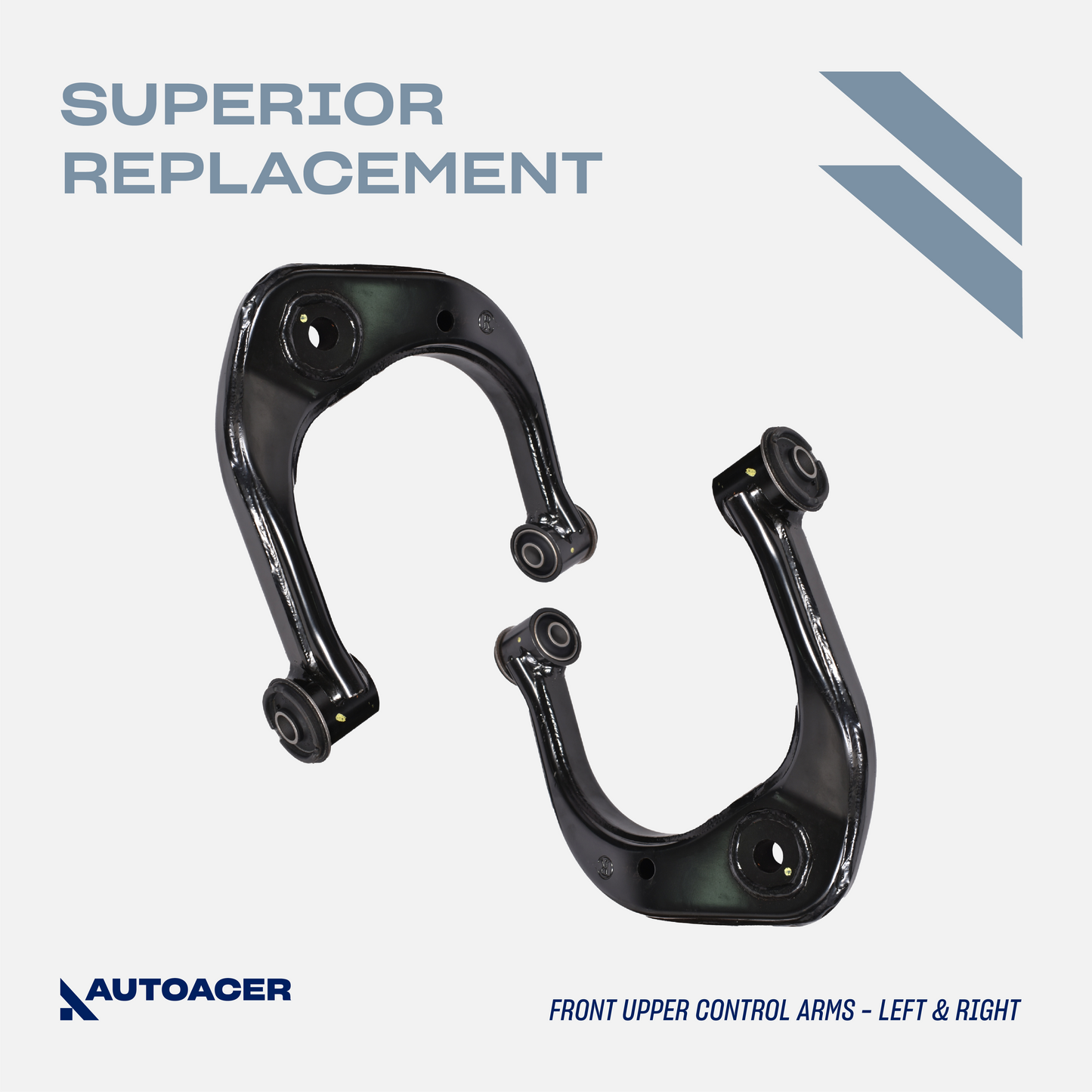 Suspension Kit 12 Piece - Front Upper & Lower Control Arms, Ball Joints & Camber Bolt Kit for Toyota Tacoma 4WD 1995-2004, Pre-Runner 2WD 1998-2004