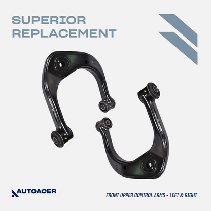 Suspension Kit 12 Piece - Front Upper & Lower Control Arms, Ball Joints & Camber Bolt Kit for Toyota Tacoma 4WD 1995-2004, Pre-Runner 2WD 1998-2004