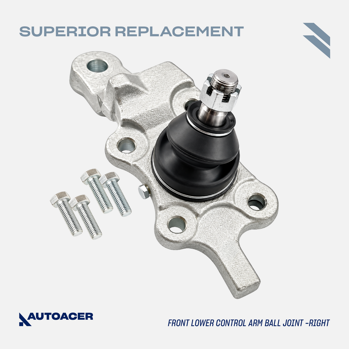 AUTOACER - 4p Front Lower Control Arms & Ball Joint Kit for 4RUNNER / HILUX SURF 1995 - 2002 (2WD / 4WD MODELS), LAND CRUISER PRADO 1996 - 2002 (4WD MODELS)