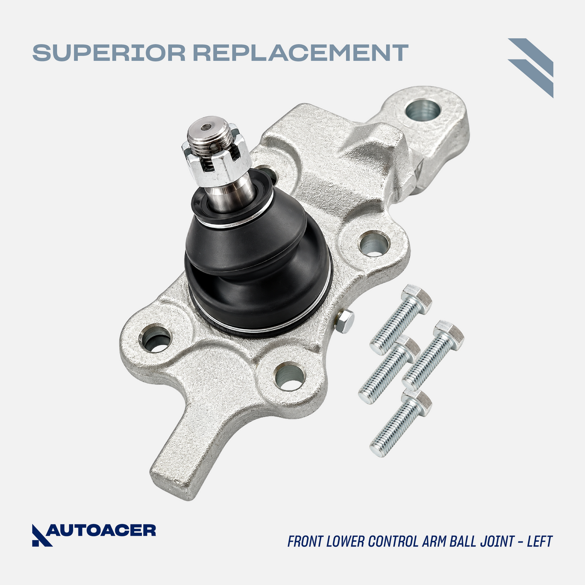 AUTOACER - 4p Front Lower Control Arms & Ball Joint Kit for 4RUNNER / HILUX SURF 1995 - 2002 (2WD / 4WD MODELS), LAND CRUISER PRADO 1996 - 2002 (4WD MODELS)