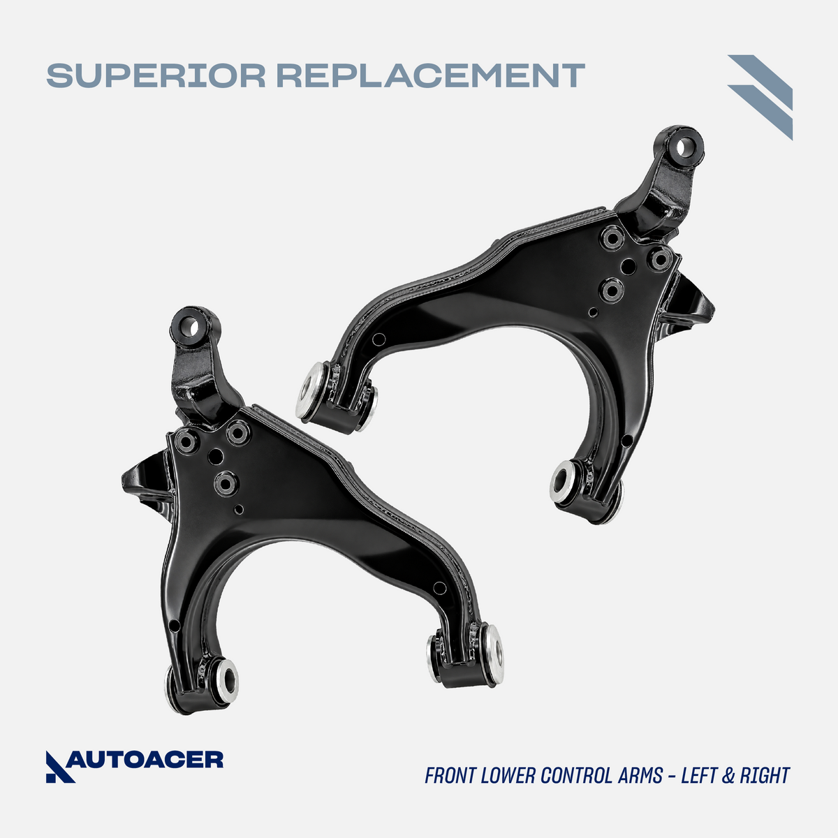 AUTOACER - 4p Front Lower Control Arms & Ball Joint Kit for 4RUNNER / HILUX SURF 1995 - 2002 (2WD / 4WD MODELS), LAND CRUISER PRADO 1996 - 2002 (4WD MODELS)