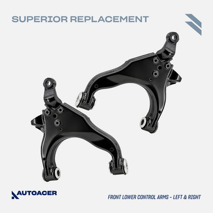AUTOACER - 4p Front Lower Control Arms & Ball Joint Kit for 4RUNNER / HILUX SURF 1995 - 2002 (2WD / 4WD MODELS), LAND CRUISER PRADO 1996 - 2002 (4WD MODELS)