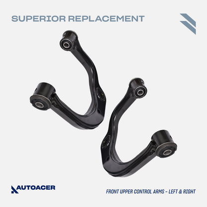 AUTOACER - 10p Front Upper Lower Control Arms, Ball Joints & Camber Bolts For Toyota 4Runner / Hilux Surf (2WD / 4WD) 1995-2002, Land Cruiser Prado (4WD) 1996-2002 