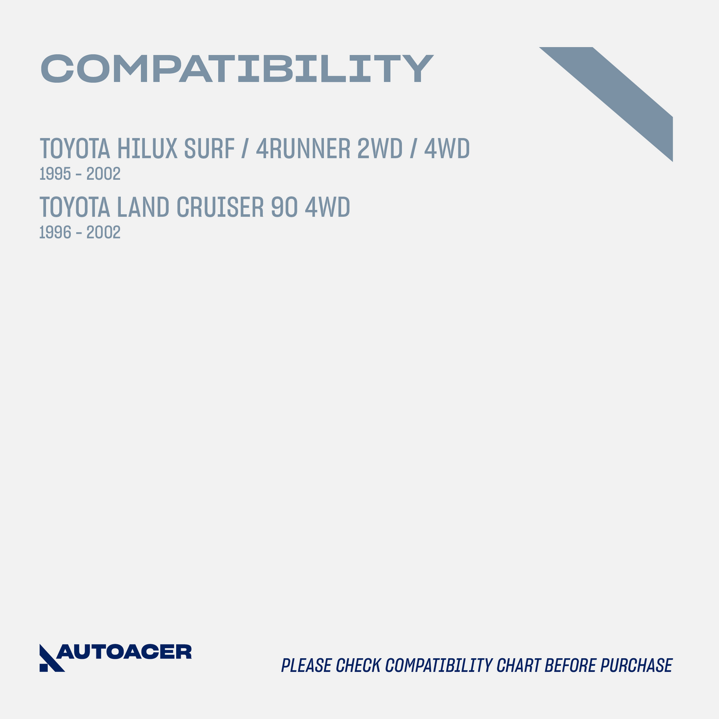 AUTOACER - Front Upper, Lower Control Arm Bushings, Stabilizer Links & Inner + Outer Tie Rod Kit 14 Piece for Toyota 4Runner / Hilux Surf, Land Cruiser