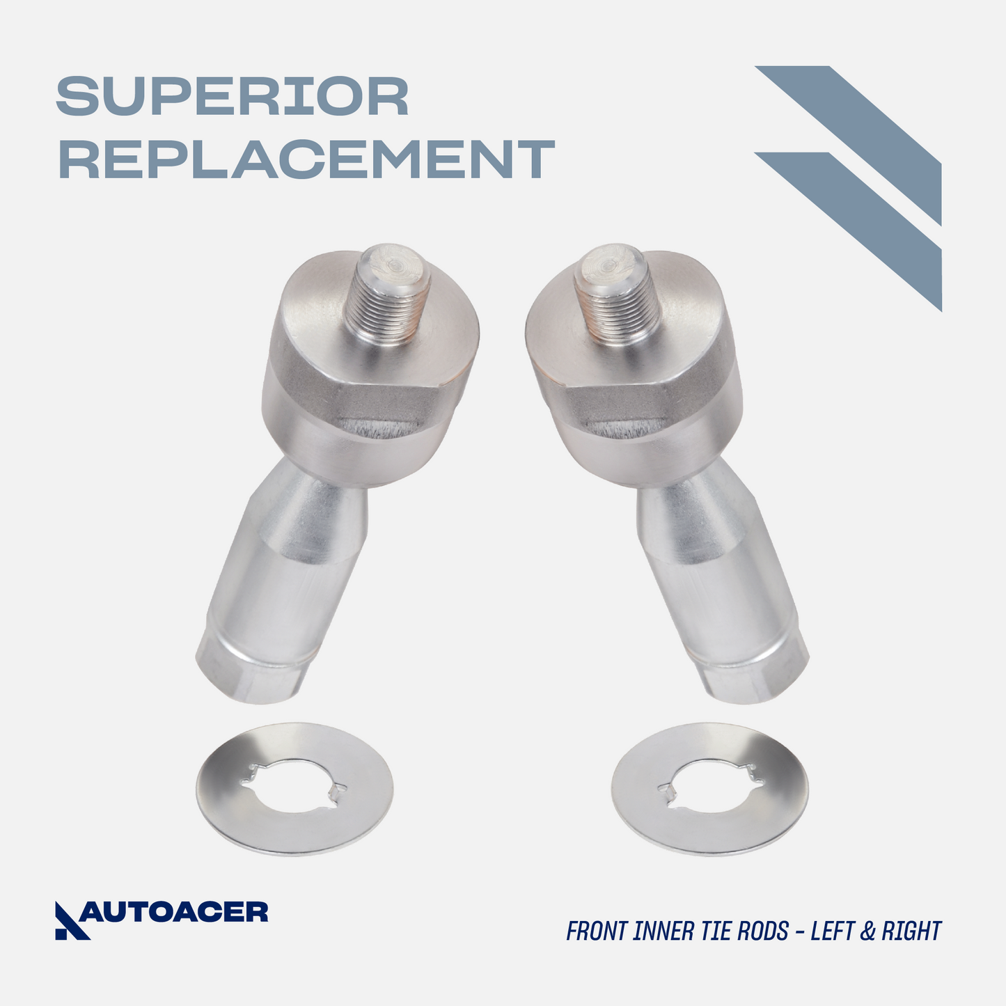 AUTOACER - Front Upper, Lower Control Arm Bushings, Stabilizer Links & Inner + Outer Tie Rod Kit 14 Piece for Toyota 4Runner / Hilux Surf, Land Cruiser