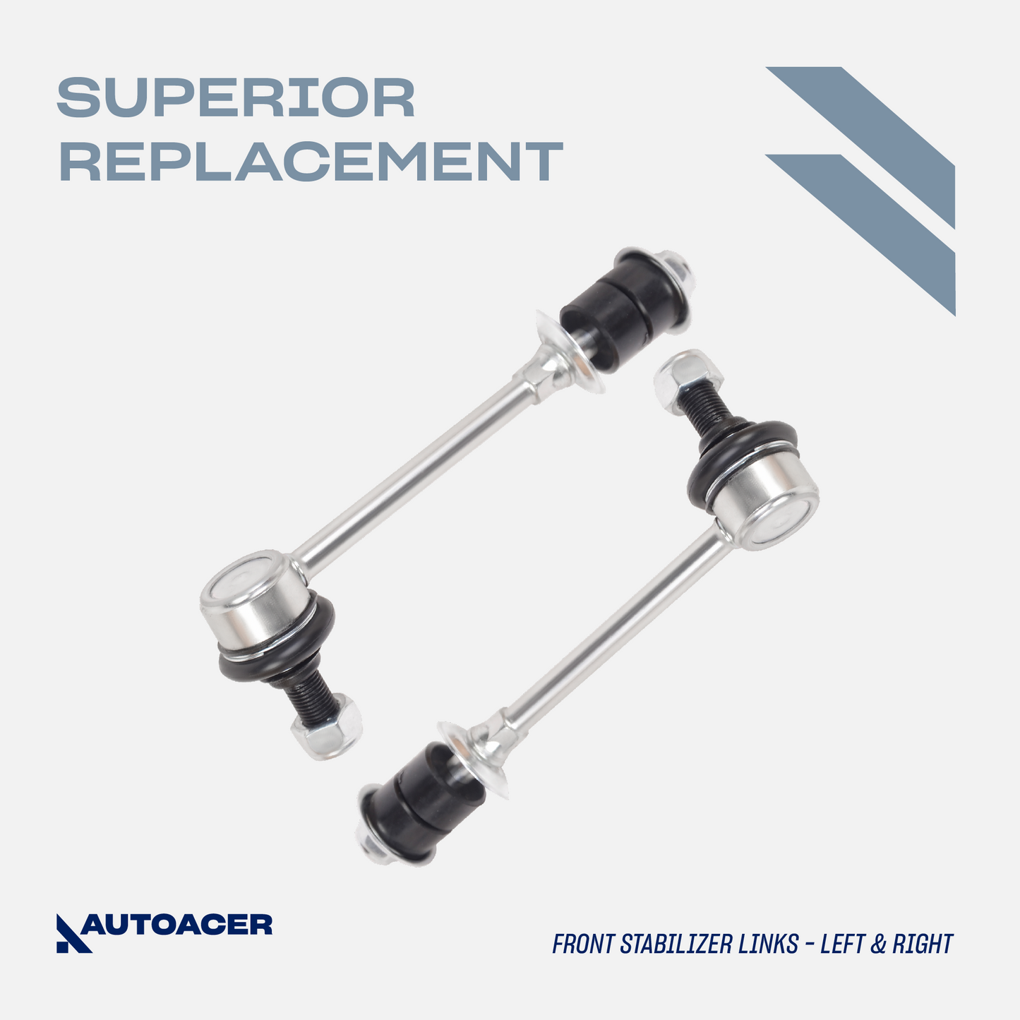 AUTOACER - Front Upper, Lower Control Arm Bushings, Stabilizer Links & Inner + Outer Tie Rod Kit 14 Piece for Toyota 4Runner / Hilux Surf, Land Cruiser