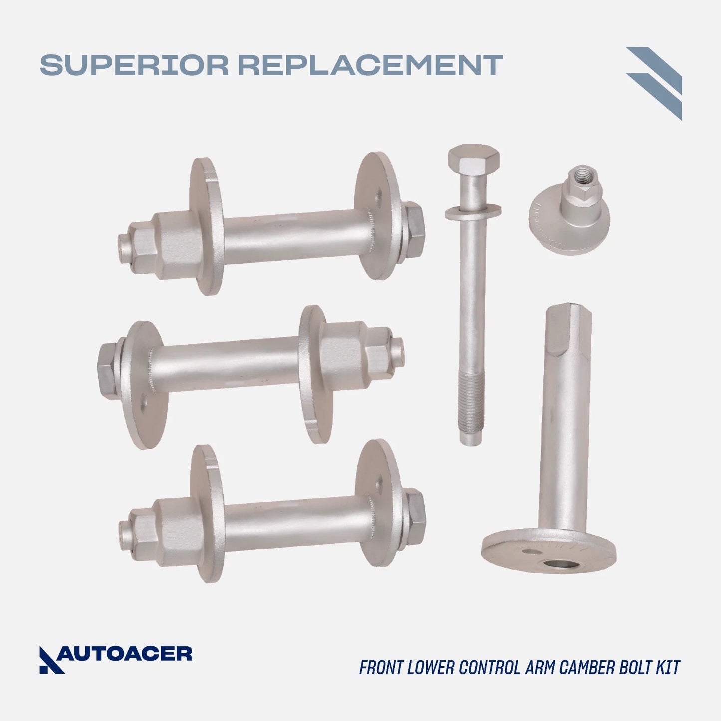 AUTOACER - 16 piece Front Suspension Control Arms Ball Joints Tie Rod Links For Toyota