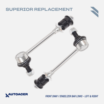 AUTOACER Suspension Kit 18p - Front Upper Lower Control Arm Bushings,  Ball Joints, Tie Rods & Stabilizer Bar Links for TOYOTA HILUX SURF / 4-RUNNER, LAND CRUISER PRADO