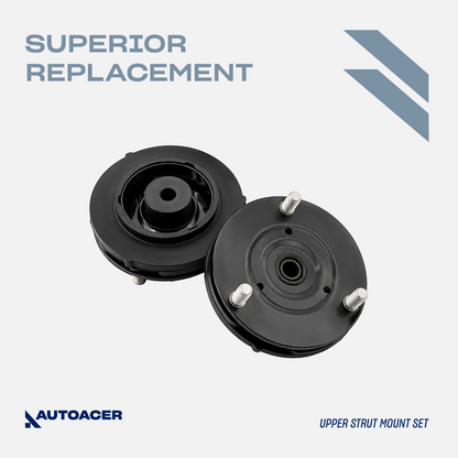AUTOACER - 2p Front Upper Strut Mount Set For Toyota Tacoma, Hilux / 4Runner, Pre-Runner, Land Cruiser Prado  2/4WD 1995-2004