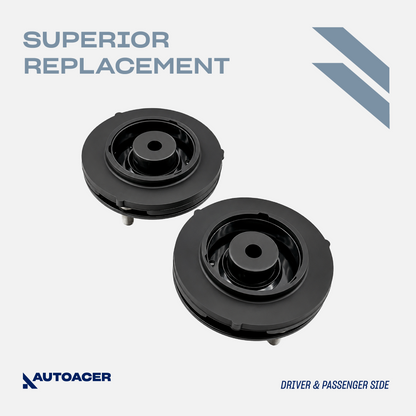 AUTOACER - 2p Front Upper Strut Mount Set For Toyota Tacoma, Hilux / 4Runner, Pre-Runner, Land Cruiser Prado  2/4WD 1995-2004